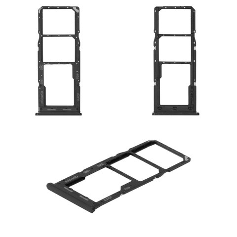 Тримач (лоток) SIM-карты Samsung SM-A136 Galaxy A13 5G, чорний, Original (PRC) | держатель СИМ-карты