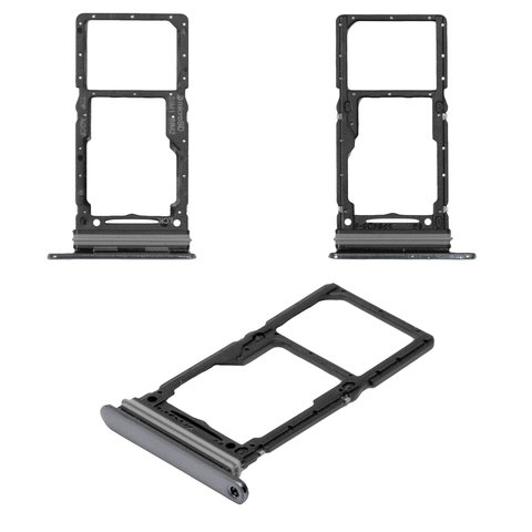 Тримач (лоток) SIM-карты Samsung SM-A736 Galaxy A73 5G, сірий, Original (PRC) | держатель СИМ-карты