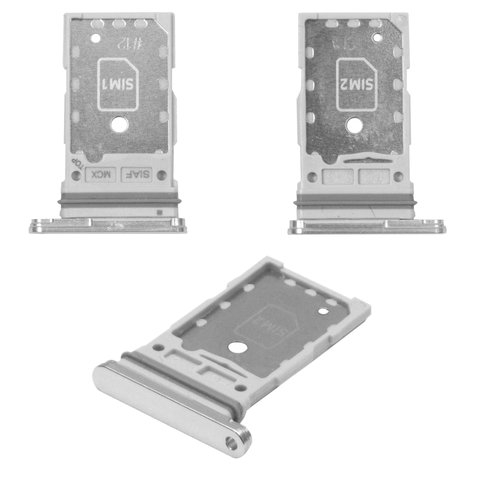 Тримач (лоток) SIM-карты Samsung SM-S911 Galaxy S23, SM-S916 Galaxy S23 Plus, SM-S918 Galaxy S23 Ultra, зеленый, lime | держатель СИМ-карты