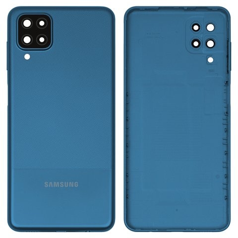 Задня кришка Samsung SM-A127 Galaxy A12 Nacho, синя, Original (PRC) | корпус, задняя панель аккумулятора, АКБ, батареи