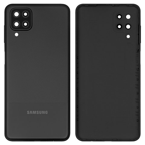 Задня кришка Samsung SM-A127 Galaxy A12 Nacho, чорна, Original (PRC) | корпус, задняя панель аккумулятора, АКБ, батареи