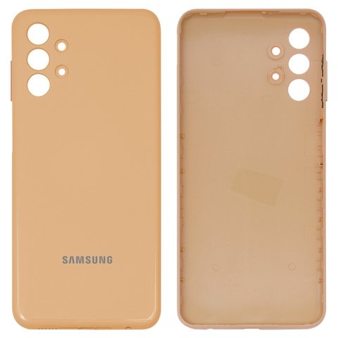 Задня кришка Samsung SM-A135 Galaxy A13, персикова, Original (PRC) | корпус, задняя панель аккумулятора, АКБ, батареи