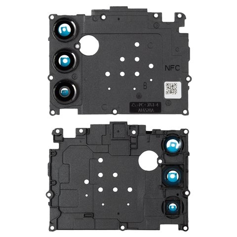 Стекло камеры Samsung SM-A145 Galaxy A14, черное, с рамкой, Original (PRC)