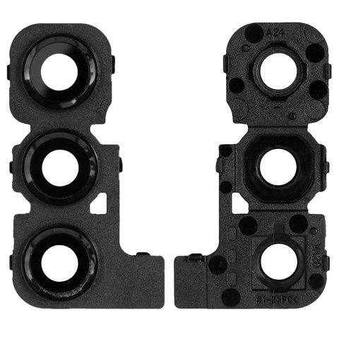 Стекло камеры Samsung SM-A245 Galaxy A24, черное, с рамкой, Original (PRC)