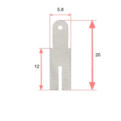 Никелевая пластина для сварки аккумуляторов 18650, 10 шт., 20x6mm