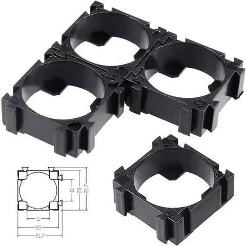 Крепление для аккумуляторов 18650, 1x1