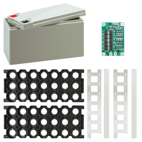 Корпус для аккумуляторов 18650, 3 x 7, 150 x 65 x 95 мм