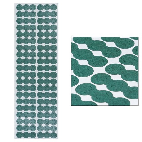 Бумажная изоляция для аккумуляторов 18650, на плюс, лист, 1x3