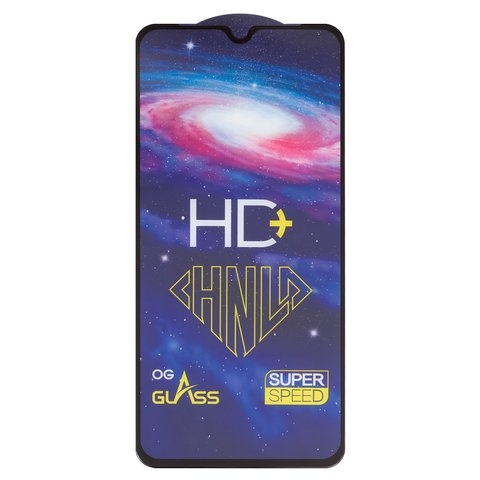 Захисне скло Xiaomi Redmi 7, M1810F6LG, M1810F6LH, M1810F6LI, чорне, 0.33 мм, iNobi, Full Glue, клей на усій поверхні, HD+, сумісне з чохлом | Закаленное защитное стекло