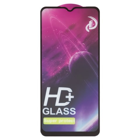 Захисне скло Realme C30s, 0.33 мм, сумісне з чохлом, чорне, iNobi, Full Glue, клей на усій поверхні, HD+ | Закаленное защитное стекло