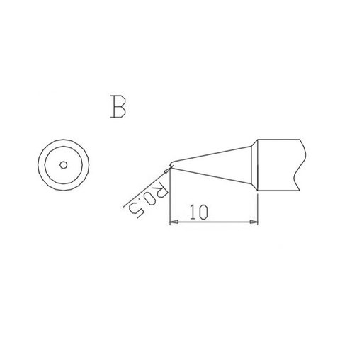 Паяльное жало Quick TSS02-B