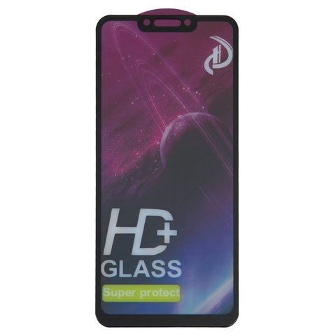 Захисне скло Huawei Nova 3i, P Smart Plus, 0.33 мм, сумісне з чохлом, чорне, iNobi, Full Glue, клей на усій поверхні, HD+ | Закаленное защитное стекло