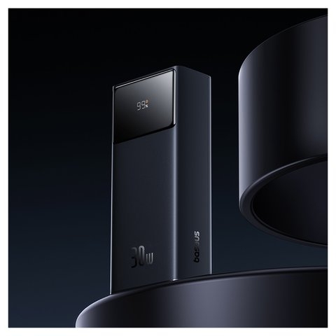 Power bank Baseus Star-Lord Digital, 30000 mAh, Power Delivery (30 Вт), чорний, #P10022905113-00