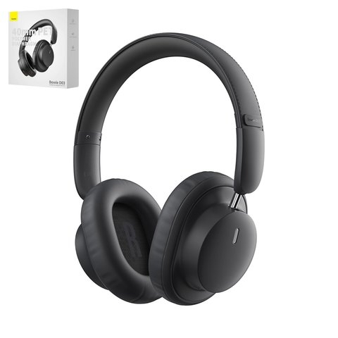 Гарнитура Baseus Bowie D03, черная, беспроводная, Bluetooth 5.3, #NGTD030101