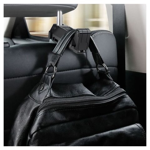 Автодержатель Baseus Backseat holder hook, чорний, на подголовник, #SUHZ-A01 
