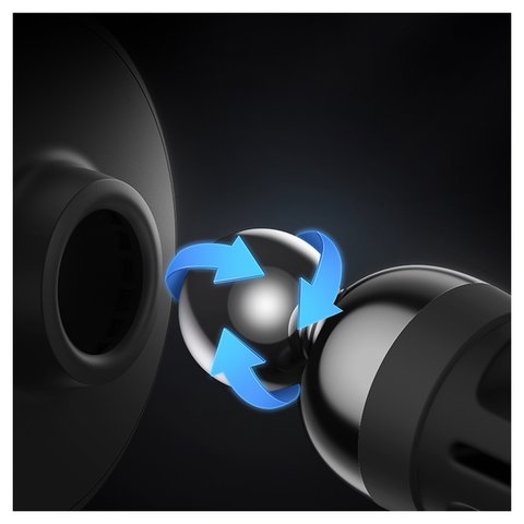 Автодержатель Baseus C01 Magnetic, чорний, на дефлектор, магнитный, #SUCC000101 