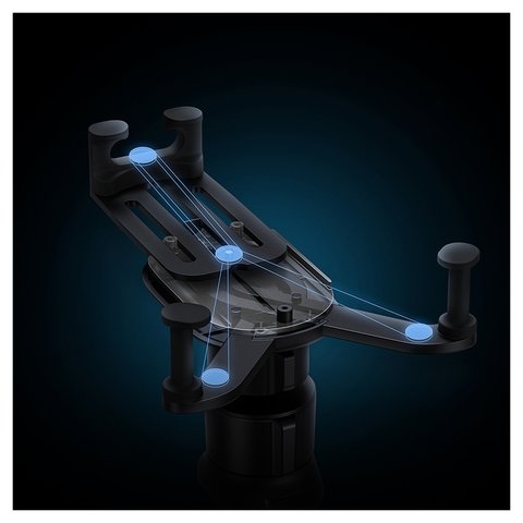 Автодержатель Baseus Stable Series Air, чорний, на дефлектор, #SUWX020001 