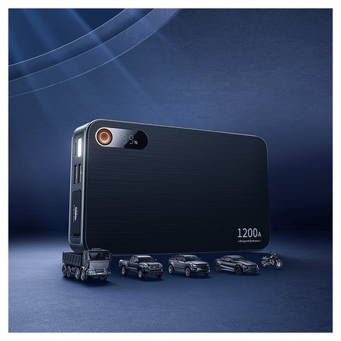 Пусковое устройство Baseus Super Energy Pro+, чорний, 1200 A, #C00245700111-00 