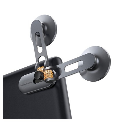 Тримач Baseus T-Space Folding Magnetic, серебристый, магнитный, клейкая основа, #C40151300S11-00  | держатель