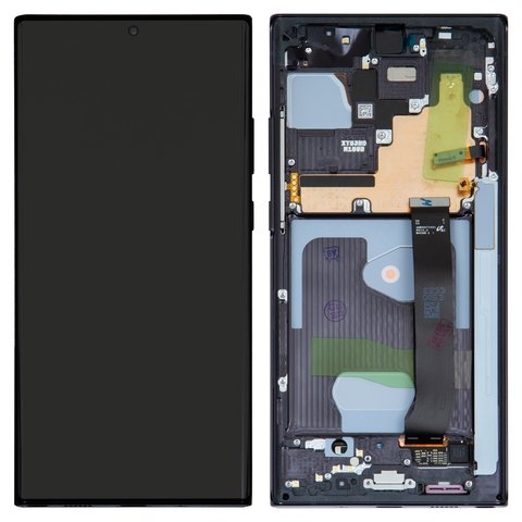 Дисплей Samsung SM-N985 Galaxy Note 20 Ultra, SM-N986 Galaxy Note 20 Ultra 5G, чорний | в передній панелі, Original (PRC), без фронтальной камеры | дисплейный модуль, экран
