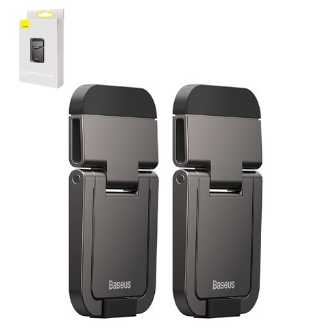 Подставка ноутбука Baseus Slim Laptop Kickstand, серая, 2 шт., #LUZC000013