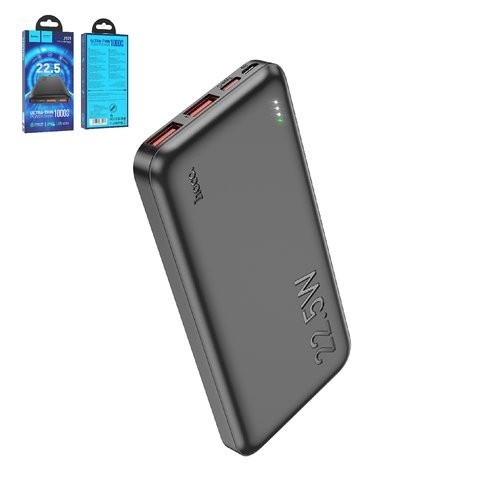 Power bank Hoco J101, 10000 mAh, 22.5 Вт, Power Delivery (20 Вт), Quick Charge 3.0, чорний