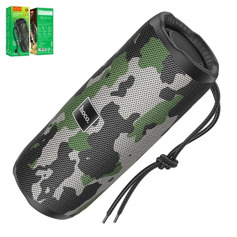 Портативная беспроводная колонка Hoco HC16, серая, Bluetooth 5.3, 5W*2, #6931474791474