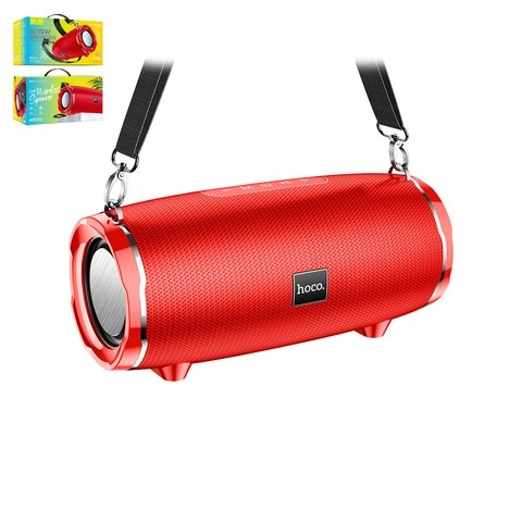 Портативная беспроводная колонка Hoco HC5, красная, Bluetooth 5.0, 15W*2, #6931474746658