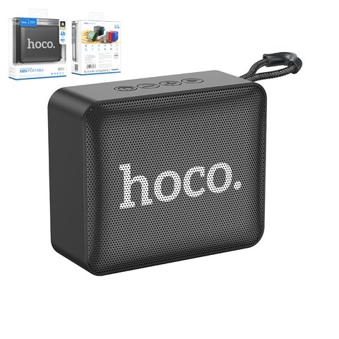 Портативная беспроводная колонка Hoco BS51, черная, Bluetooth 5.2, 5W*1, #6931474780737