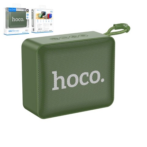 Портативная беспроводная колонка Hoco BS51, серая, Bluetooth 5.2, 5W*1, #6931474780751