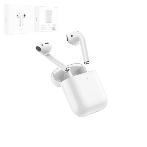 Гарнитура Hoco EW25, беспроводная, белая, с зарядным кейсом, #6931474771810