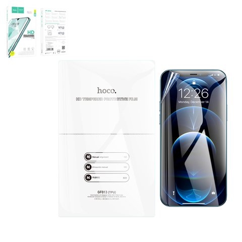 Гидрогелевая пленка Hoco GF013, устойчив к царапинам, Anti-Pull, 180 мм, 105 мм, 0,13 мм, 50 шт, #6931474769350