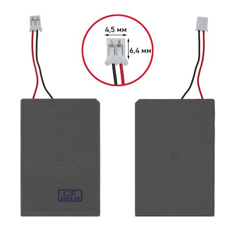 Акумулятор Sony PlayStation 4, PlayStation 4 Pro, PlayStation 4 Slim, LIP1522, 4.5 мм, Original (PRC) | 3-12 міс. гарантії | АКБ, батарея, аккумулятор, DualShock, (V1), JDM-001/JDM-011/JDM-020/JDM-030 | 3-12 міс. гарантії | АКБ, батарея, аккумулятор