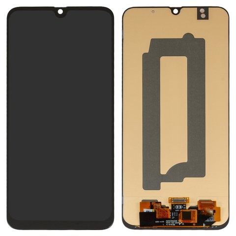 Дисплей Samsung SM-M215 Galaxy M21, SM-M305 Galaxy M30, SM-M307 Galaxy M30s, SM-M315 Galaxy M31, чорний | з тачскріном | High Copy, OLED, с широким ободком | дисплейный модуль, экран
