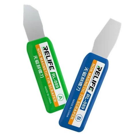 Лопатка RELIFE RL-089, для разборки мобильных устройств, металл, 2 in 1