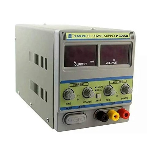 Лабораторный блок питания Sunshine P-3005D, одноканальный, трансформаторный, до 30 В, до 5 А, светодиодные индикаторы