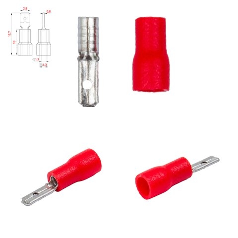 Коннектор плоский MDD1.25-110, 