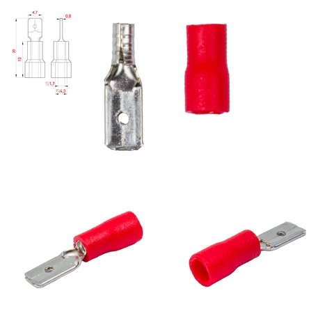 Коннектор плоский MDD1.25-187, 