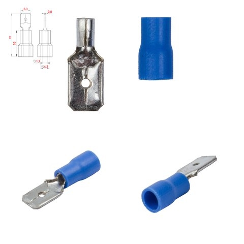 Коннектор плоский MDD1.25-250, 