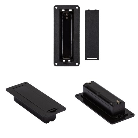 Тримач аккумуляторов 18650, 1x1, с крышкой, с контактами, тип 4 | держатель