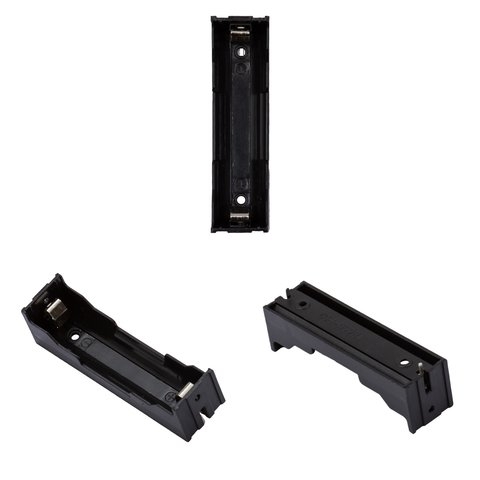 Тримач аккумуляторов 18650, 1x1, с контактами, тип 1 | держатель