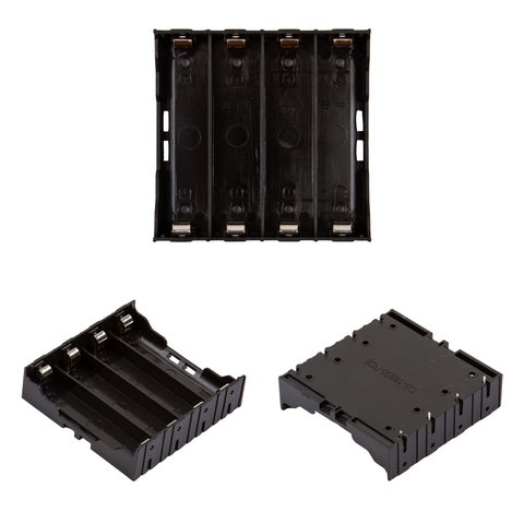 Тримач аккумуляторов 18650, 1x4, с контактами, тип 1 | держатель