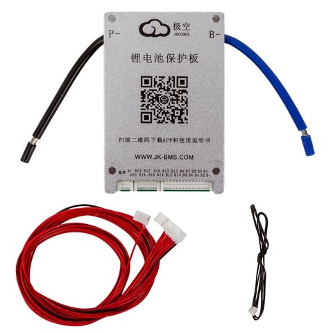 BMS-контроллер JK BD4A8S4P, 40 A, для Li-Ion аккумуляторов