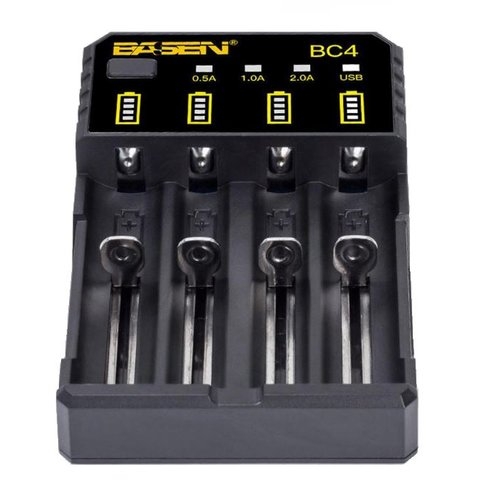 Зарядное устройство Basen BC-4, для Li-ion аккумуляторов, вход 5V 2A