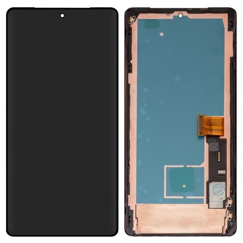 Дисплей Google Pixel 7 Pro, чорний | з тачскріном | в передній панелі | High Copy, OLED | дисплейный модуль, экран