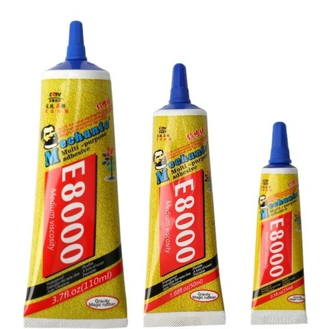 Клей-герметик Mechanic E8000, для приклеивания тачскрина, дисплея, 15 мл