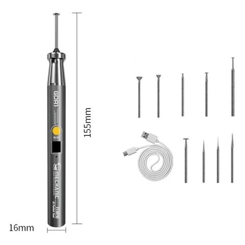 Полировочная машина Mechanic GDR1, с насадками, аккумуляторная