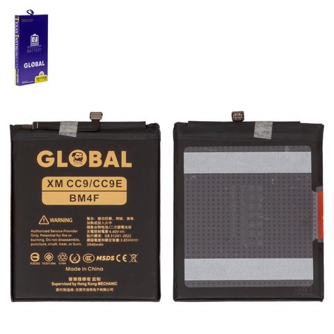 Акумулятор Xiaomi Mi 9 Lite, Mi A3, Mi A3 Lite, Mi CC9, Mi CC9e, M1906F9SH, M1906F9SI, BM4F, Mechanic | 1-3 міс. гарантії | АКБ, батарея, аккумулятор