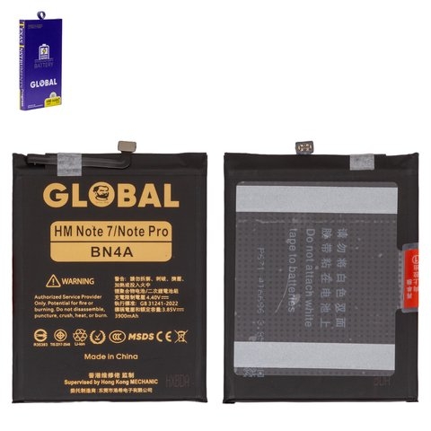 Акумулятор Xiaomi Redmi Note 7, Redmi Note 7 Pro, M1901F7G, M1901F7H, M1901F7I, BN4A, Mechanic | 1-3 міс. гарантії | АКБ, батарея, аккумулятор