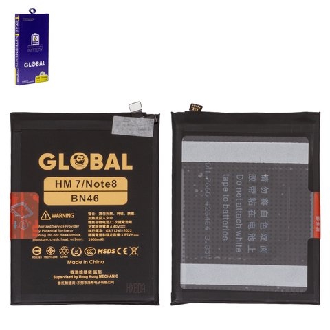 Акумулятор Xiaomi Redmi 7, Redmi Note 6, Redmi Note 8, Redmi Note 8T, M1810F6LG, M1810F6LH, M1810F6LI, M1908C3XG, BN46, Mechanic | 1-3 міс. гарантії | АКБ, батарея, аккумулятор